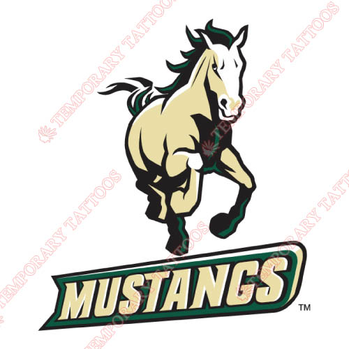 Cal Poly Mustangs Customize Temporary Tattoos Stickers NO.4049